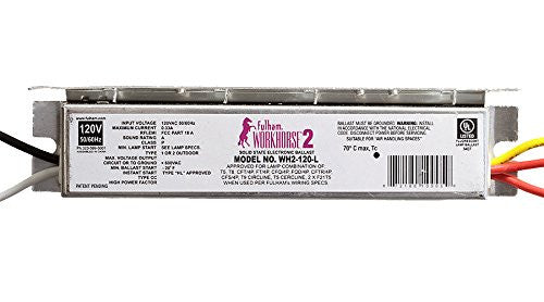 Fulham Instant Start Electronic Fluorescent WorkHorse Ballast for (1-2) 35W Max Lamps Operated at 120V (WH2-120-L)